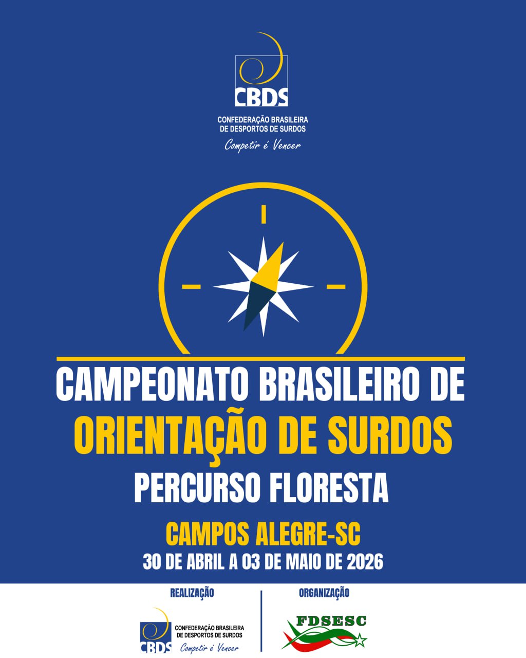 Campeonato Brasileiro de Orientação - Percurso Floresta