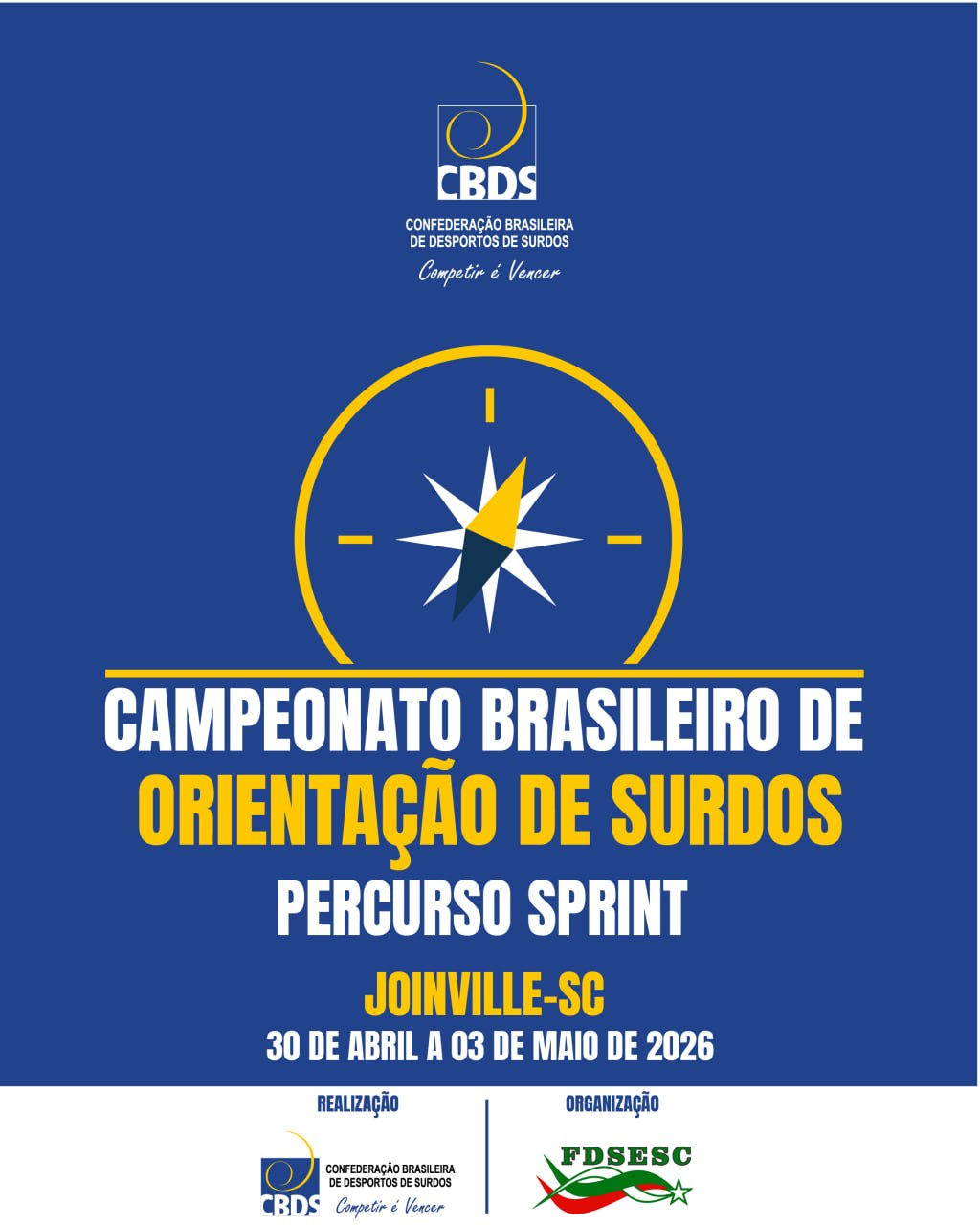 Campeonato Brasileiro de Orientação - Percurso Sprint