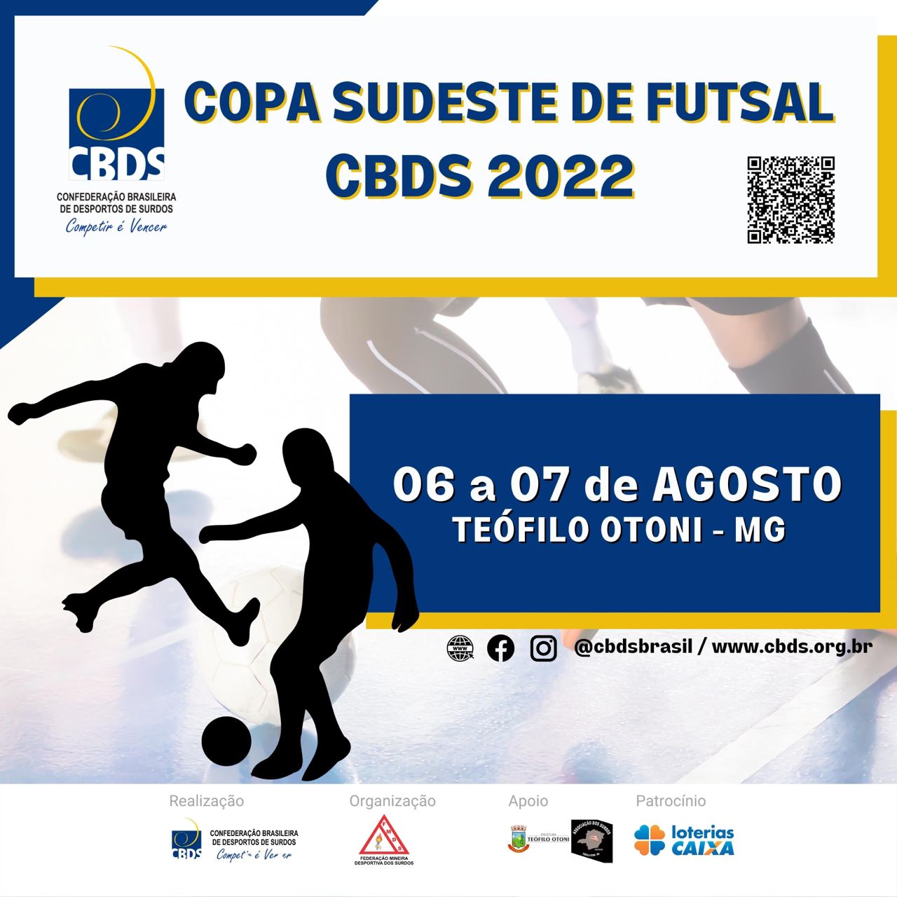 CBDS realiza Copa Sudeste de Futsal em Minas Gerais