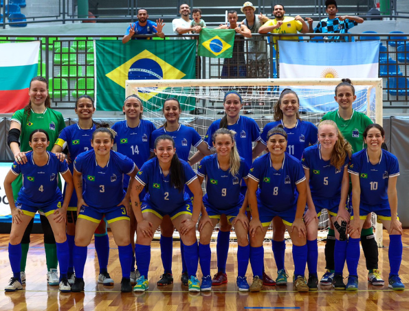 Seleção Feminina garante vaga na final do Mundial de Futsal após goleada de 7 x 1 sobre a Alemanha