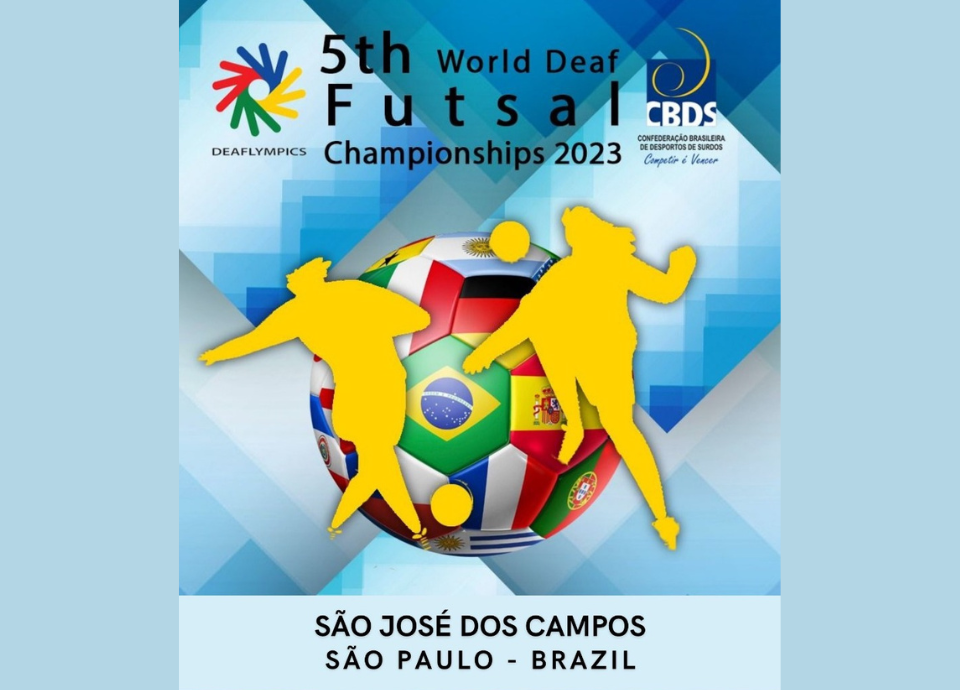 Brasil vai sediar 5º Mundial de Futsal de Surdos