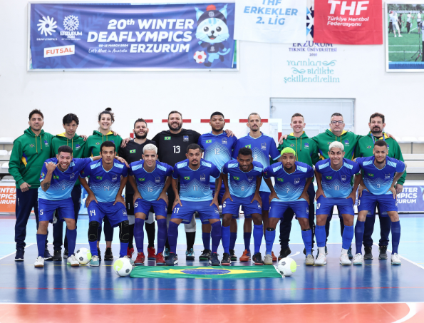 Seleção Brasileira Masculina de Futsal vence de W.O em sua estreia na 20ª Winter Deaflympics